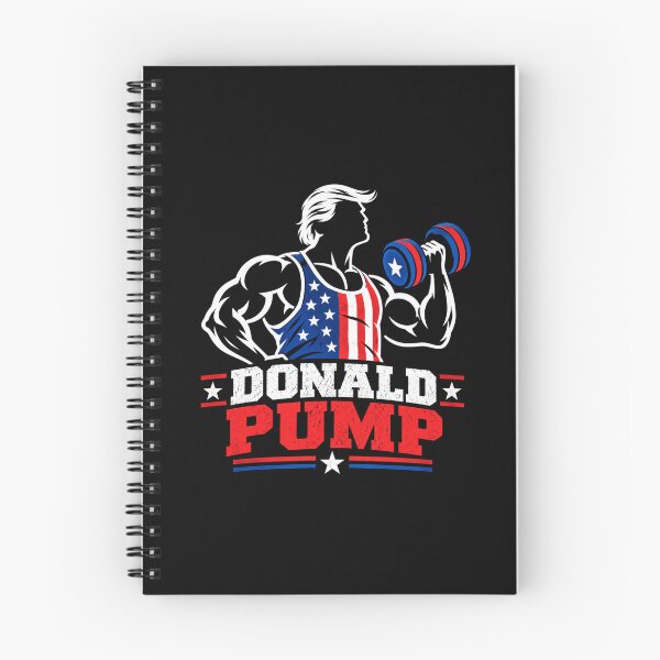 Item preview, Donald Pump – Buff Donald Trump Flexing Fitness Parody designed and sold by TEEJAMBOREE.