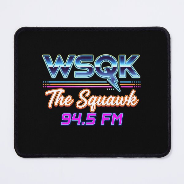 Item preview, WSQK The Squawk 94.5 FM Retro Logo designed and sold by Lukassfr1.