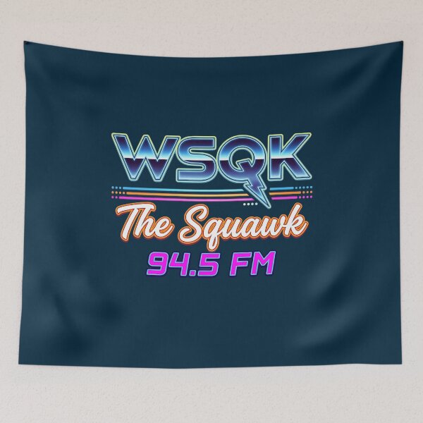 Item preview, WSQK The Squawk 94.5 FM Retro Logo designed and sold by Lukassfr1.