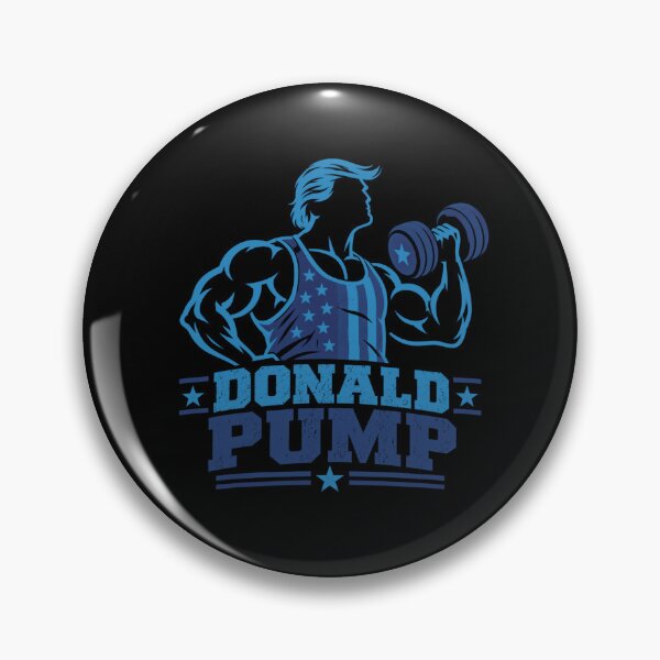 Item preview, Donald Pump – Buff Donald Trump Flexing Fitness Parody designed and sold by TEEJAMBOREE.