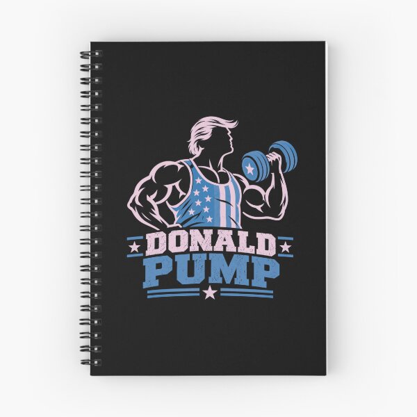 Item preview, Donald Pump – Buff Donald Trump Flexing Fitness Parody designed and sold by TEEJAMBOREE.