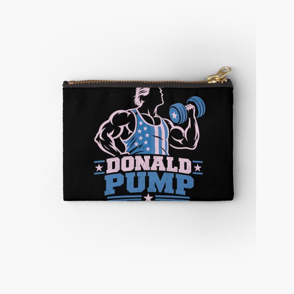 Item preview, Donald Pump – Buff Donald Trump Flexing Fitness Parody designed and sold by TEEJAMBOREE.