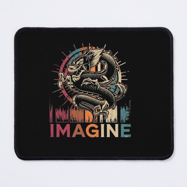 Item preview, Imagine Vintage Eastern Dragon Retro Graphic Design designed and sold by Ostericaimusa.