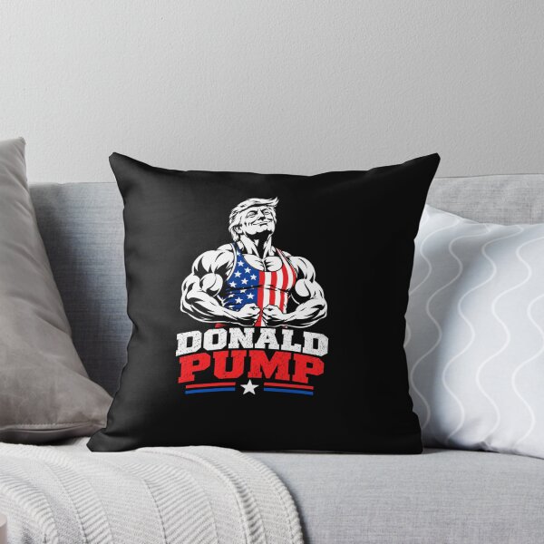 Item preview, Donald Pump – Buff Donald Trump Flexing Fitness Parody designed and sold by TEEJAMBOREE.
