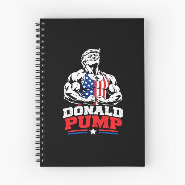 Item preview, Donald Pump – Buff Donald Trump Flexing Fitness Parody designed and sold by TEEJAMBOREE.