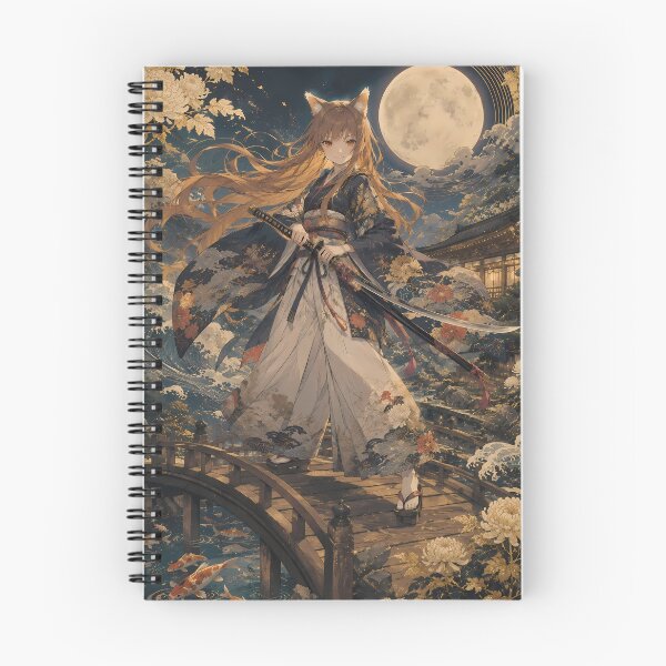 Item preview, Holo Spice and Wolf Moonlit Bridge Guardian designed and sold by mildaclairmo.