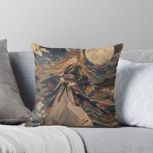 Item preview, Holo Spice and Wolf Moonlit Bridge Guardian designed and sold by mildaclairmo.