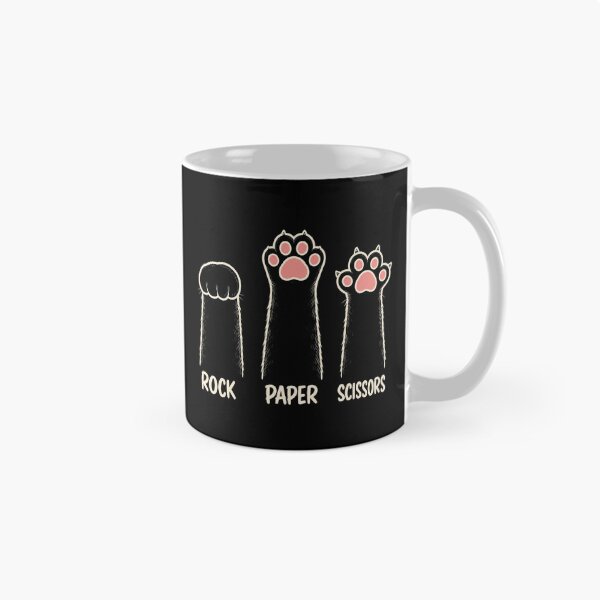 Item preview, Funny Cat Paws Rock Paper Scissors Cartoon Cat Lover Graphic designed and sold by MiALopezArt.
