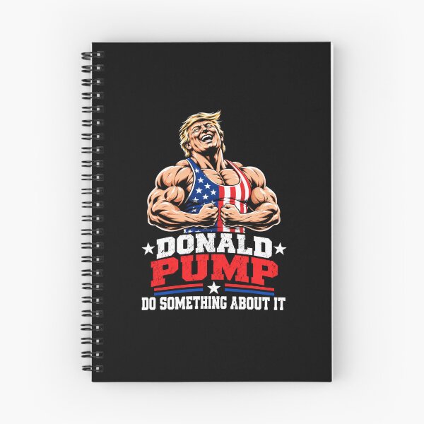 Item preview, Donald Pump – Buff Donald Trump Flexing Fitness Parody designed and sold by TEEJAMBOREE.