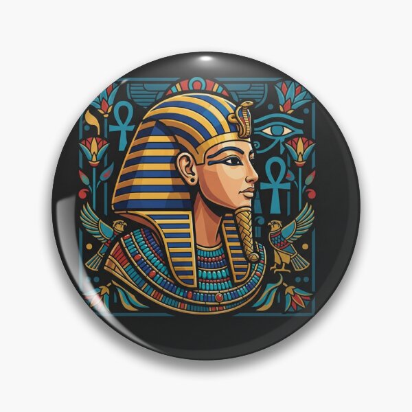 Item preview, Ancient Egyptian Pharaoh Tutankhamun Portrait designed and sold by Owcomm.
