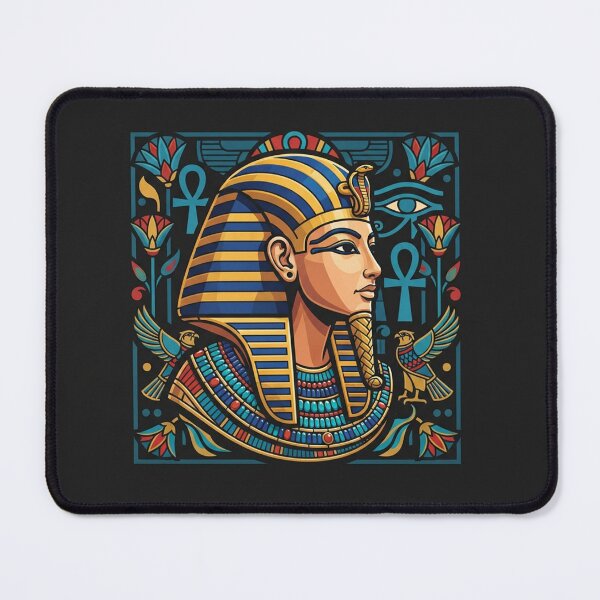 Item preview, Ancient Egyptian Pharaoh Tutankhamun Portrait designed and sold by Owcomm.