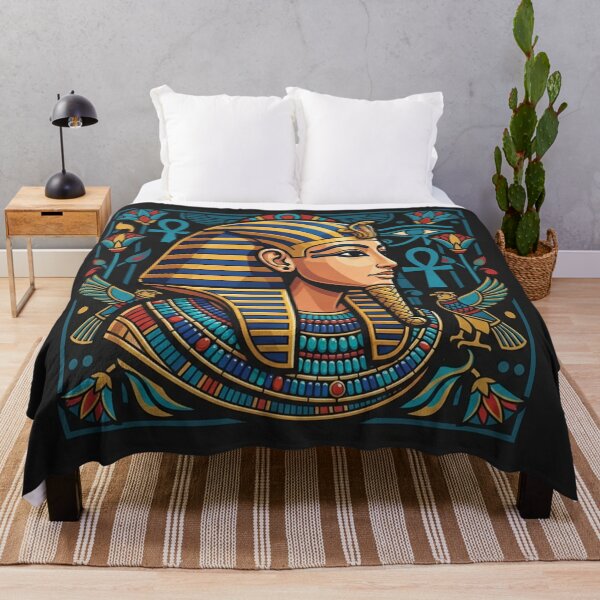 Item preview, Ancient Egyptian Pharaoh Tutankhamun Portrait designed and sold by Owcomm.