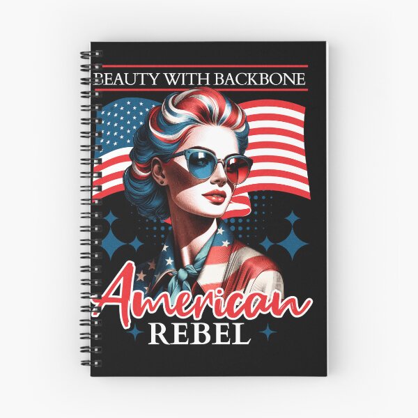 Item preview, Beauty With Backbone – American Rebel Pop Art  WHITE designed and sold by FaeryNuff.
