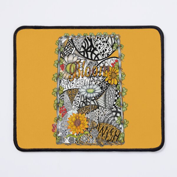 Item preview, Floral Zentangle Bloom designed and sold by LorieFossaArt.