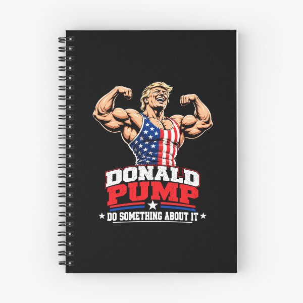 Item preview, Donald Pump – Buff Donald Trump Flexing Fitness Parody designed and sold by TEEJAMBOREE.