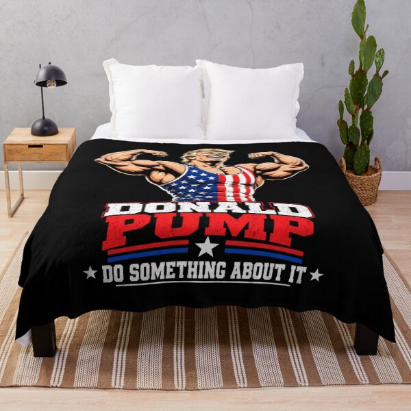 Item preview, Donald Pump – Buff Donald Trump Flexing Fitness Parody designed and sold by TEEJAMBOREE.