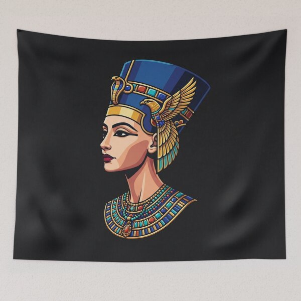 Item preview, Queen Nefertiti Ancient Egyptian Royal Portrait designed and sold by Owcomm.