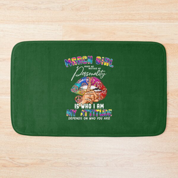 Item preview, March Hippy Girl Lips A Mouth Cant Control Biting Lips Birthday 323 designed and sold by ForestHomeDe.