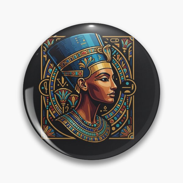 Item preview, Queen Nefertiti Ancient Egyptian Golden Portrait designed and sold by Owcomm.