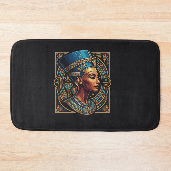 Item preview, Queen Nefertiti Ancient Egyptian Golden Portrait designed and sold by Owcomm.