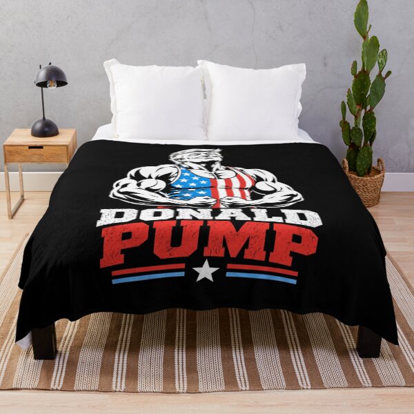 Item preview, Donald Pump – Buff Donald Trump Flexing Fitness Parody designed and sold by TEEJAMBOREE.