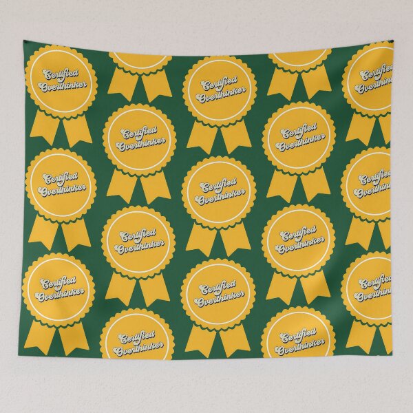 Item preview, Certified Overthinker 182 designed and sold by ForestHomeDe.