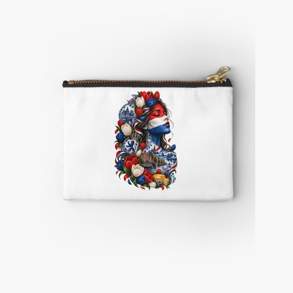 Item preview, Netherlands Dutch Spirit – Tulip Woman Amsterdam Red White Blue Art designed and sold by ujjawal.