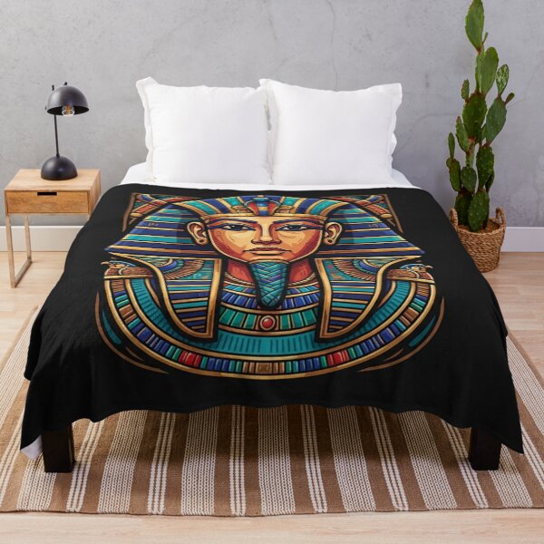 Item preview, Ancient Egyptian Pharaoh King Tutankhamun Portrait designed and sold by Owcomm.