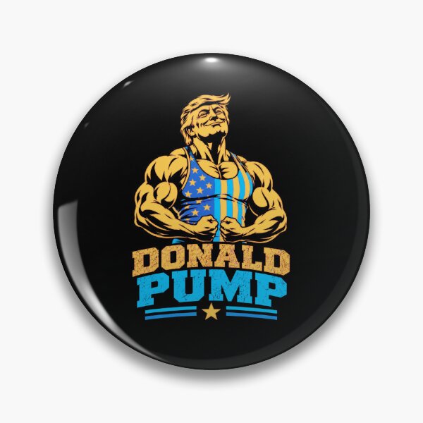 Item preview, Donald Pump – Buff Donald Trump Flexing Fitness Parody designed and sold by TEEJAMBOREE.
