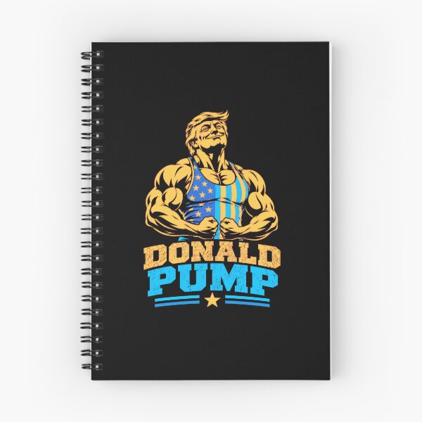 Item preview, Donald Pump – Buff Donald Trump Flexing Fitness Parody designed and sold by TEEJAMBOREE.
