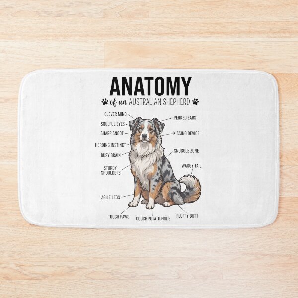 Item preview, Australian Shepherd Anatomy Dog Lover designed and sold by dian-rody-crest.