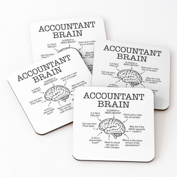Item preview, Accountant Brain designed and sold by gunaone-design.
