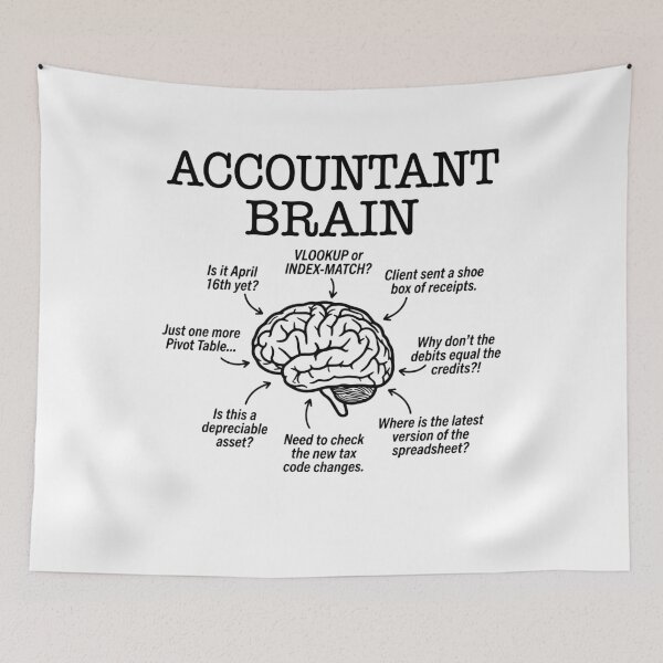 Item preview, Accountant Brain designed and sold by gunaone-design.