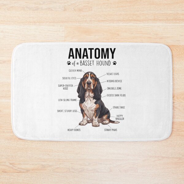 Item preview, Basset Hound Anatomy Dog Lover designed and sold by dian-rody-crest.