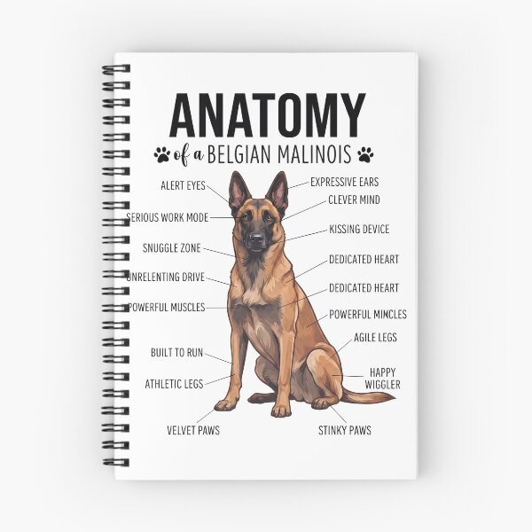 Item preview, Belgian Malinois Anatomy Dog Lover designed and sold by dian-rody-crest.