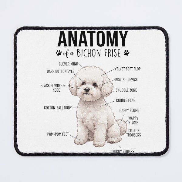 Item preview, Bichon Frise Anatomy Dog Lover designed and sold by dian-rody-crest.