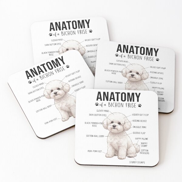 Item preview, Bichon Frise Anatomy Dog Lover designed and sold by dian-rody-crest.