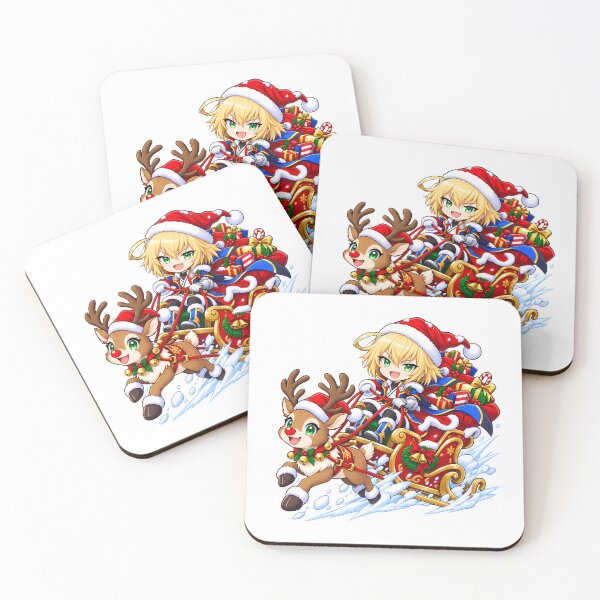 Item preview, Jin Kisaragi BlazBlue Christmas Sleigh Reindeer Ride designed and sold by mildaclairmo.
