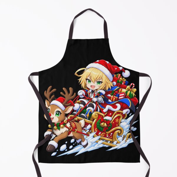 Item preview, Jin Kisaragi BlazBlue Christmas Sleigh Reindeer Ride designed and sold by mildaclairmo.