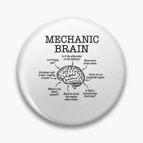 Item preview, Mechanic Brain Syndrome designed and sold by gunaone-design.