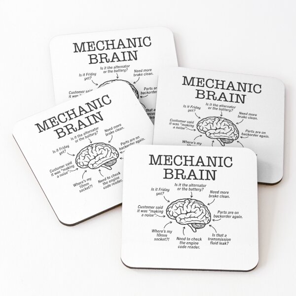 Item preview, Mechanic Brain Syndrome designed and sold by gunaone-design.