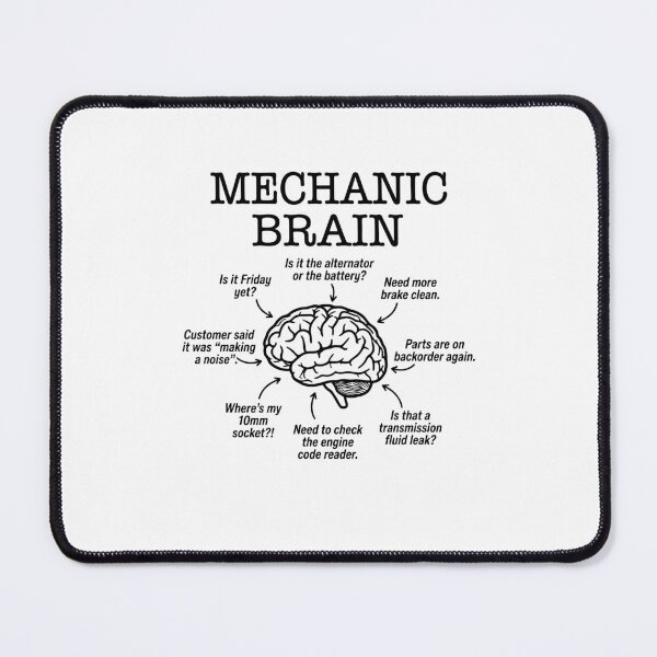 Item preview, Mechanic Brain Syndrome designed and sold by gunaone-design.