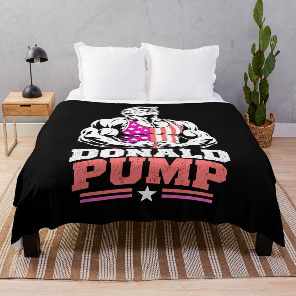 Item preview, Donald Pump – Buff Donald Trump Flexing Fitness Parody designed and sold by TEEJAMBOREE.