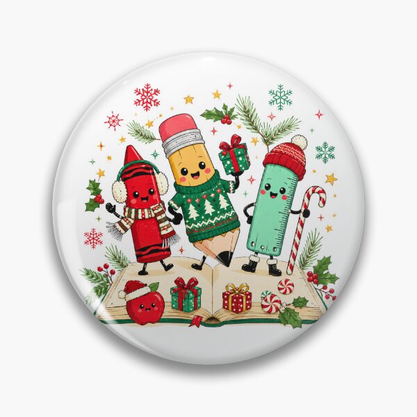 Item preview, Cute Christmas School Supplies Teacher Holiday designed and sold by DYAFLK.