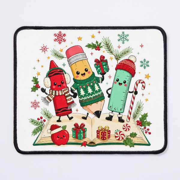 Item preview, Cute Christmas School Supplies Teacher Holiday designed and sold by DYAFLK.
