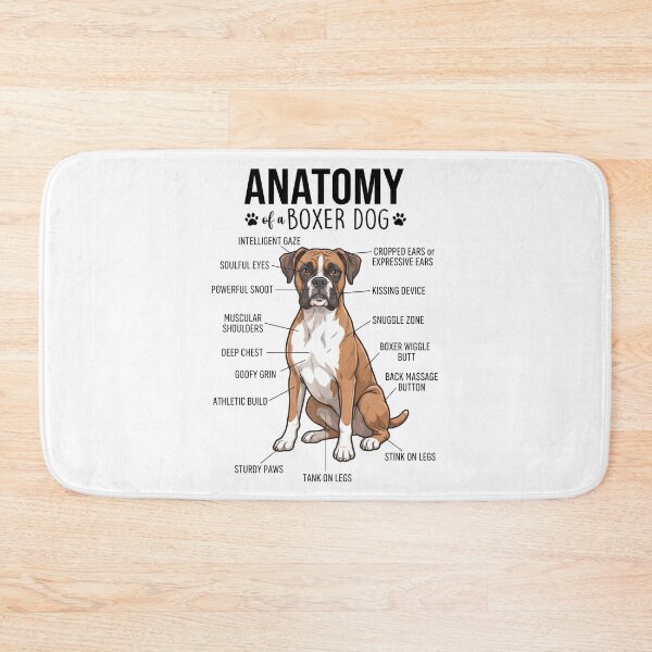 Item preview, Boxer Dog Anatomy Dog Lover designed and sold by dian-rody-crest.
