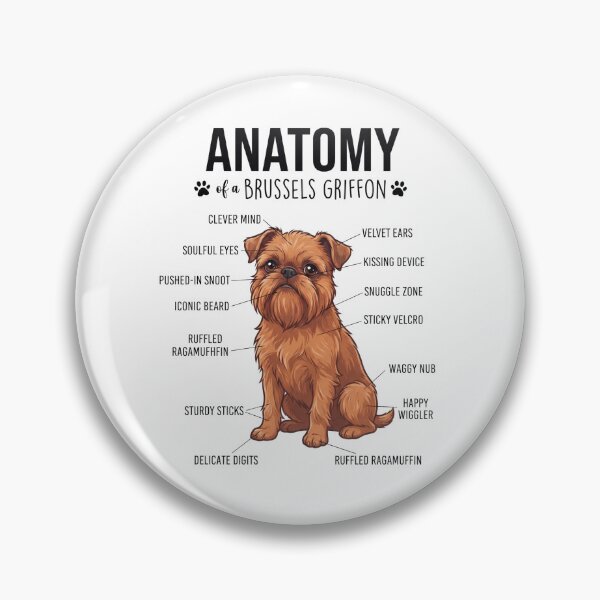 Item preview, Brussels Griffon Anatomy Dog Lover designed and sold by dian-rody-crest.
