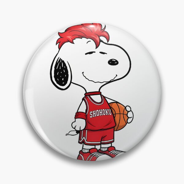 Item preview,  Snoopy Hanamichi Sakuragi Slam Dunk  designed and sold by BonsaiColors.