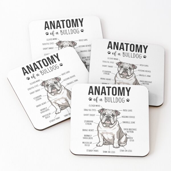 Item preview, Bulldog Anatomy Dog Lover designed and sold by dian-rody-crest.