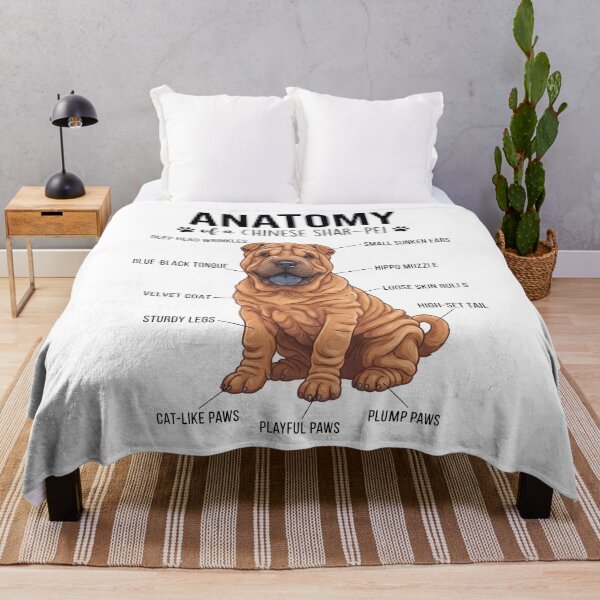 Item preview, Chinese Shar Pei Anatomy Dog Lover designed and sold by dian-rody-crest.